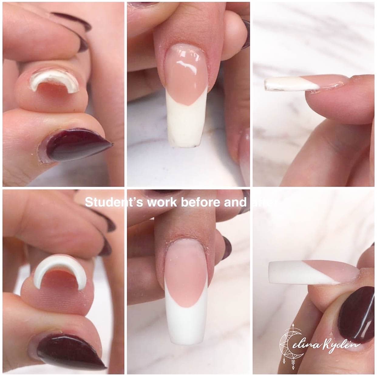 French Reverse - My Nail Academy - Enroll today - Online nail class