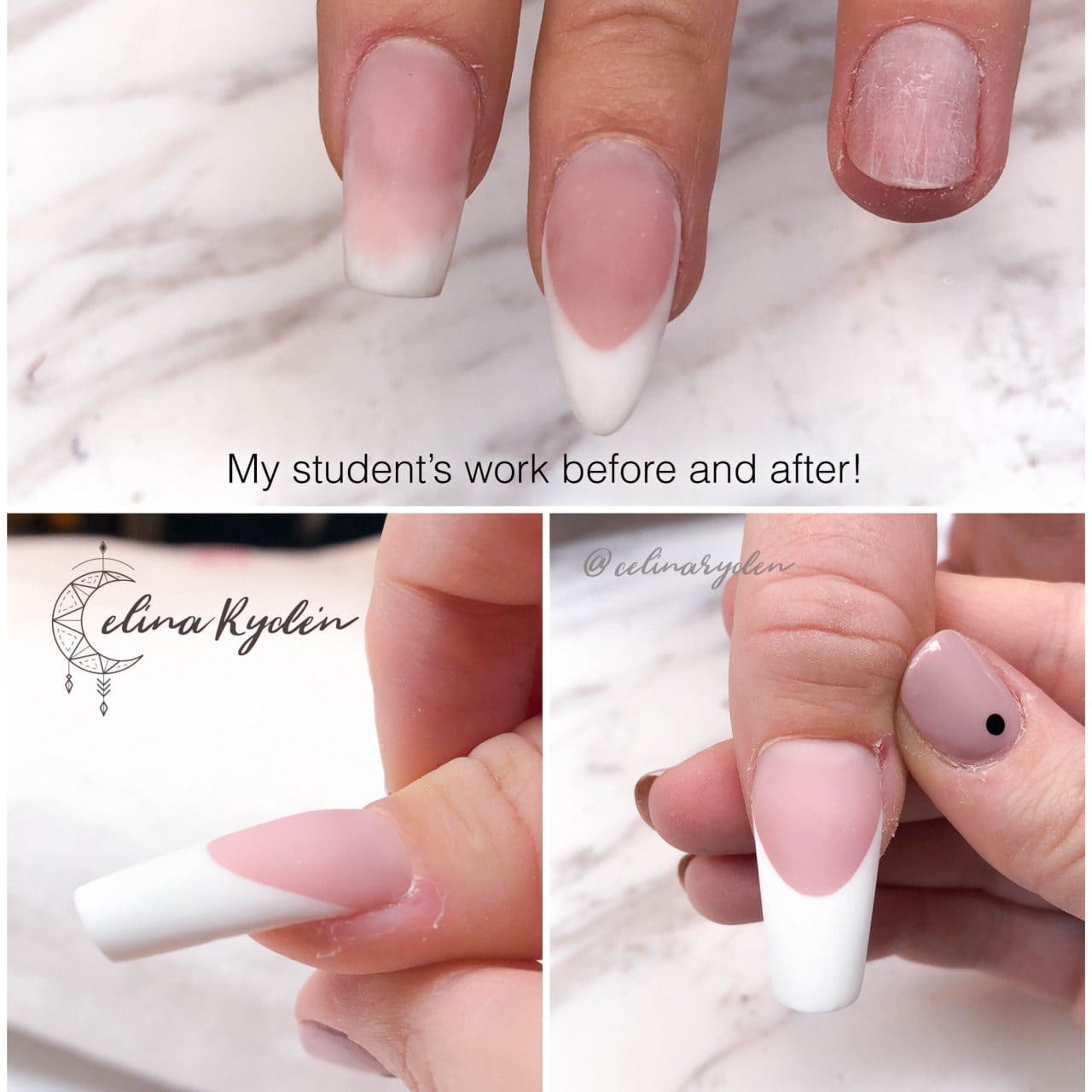 French Reverse - My Nail Academy - Enroll today - Online nail class
