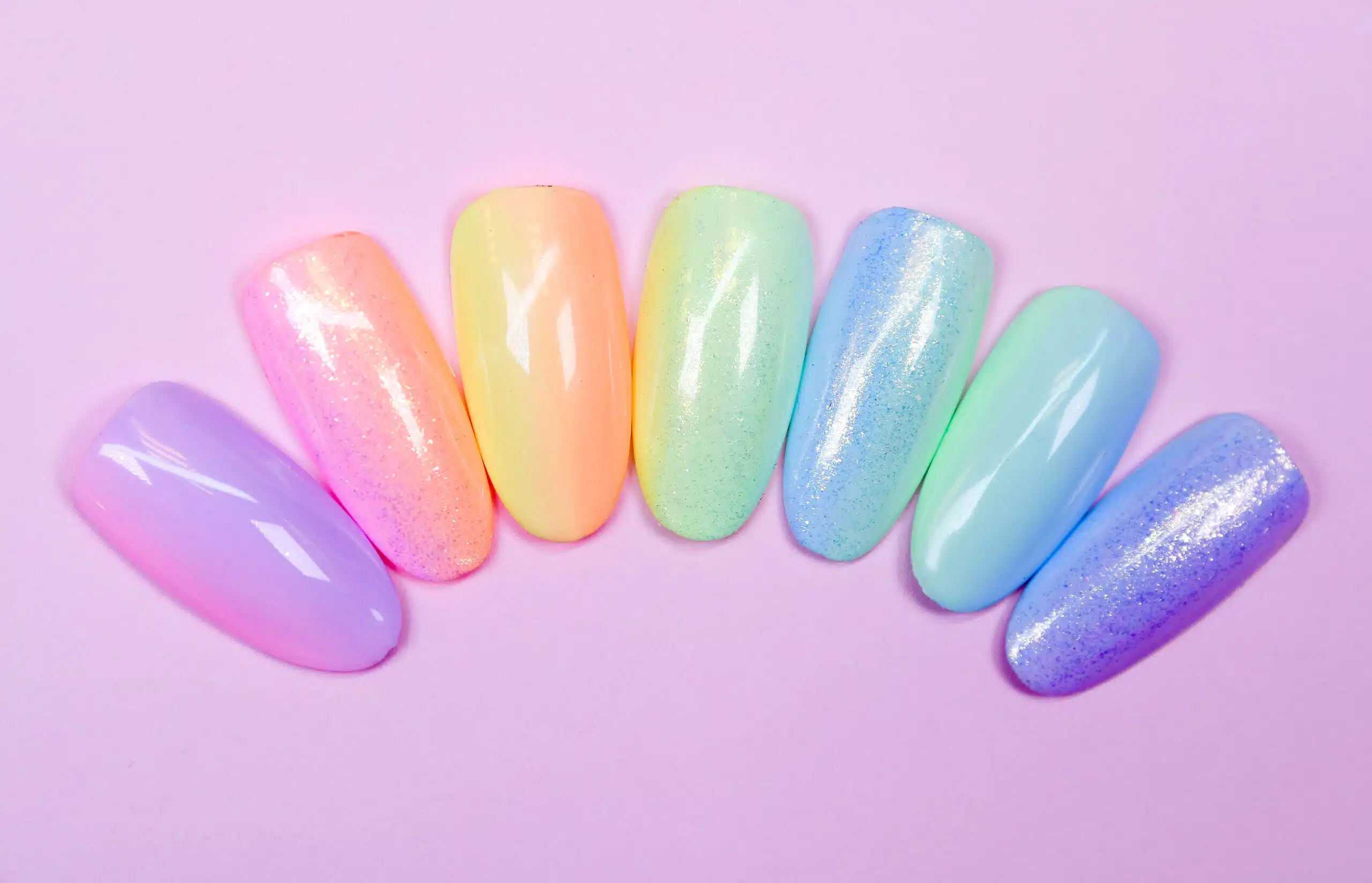 Ombre nail detail