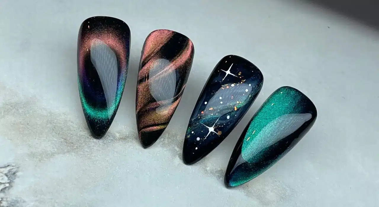 Cat Eye 101 nail design